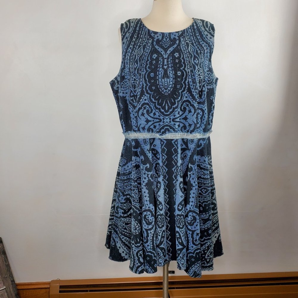 JOHNNY WAS 4 Love And Liberty Dress XL EUC